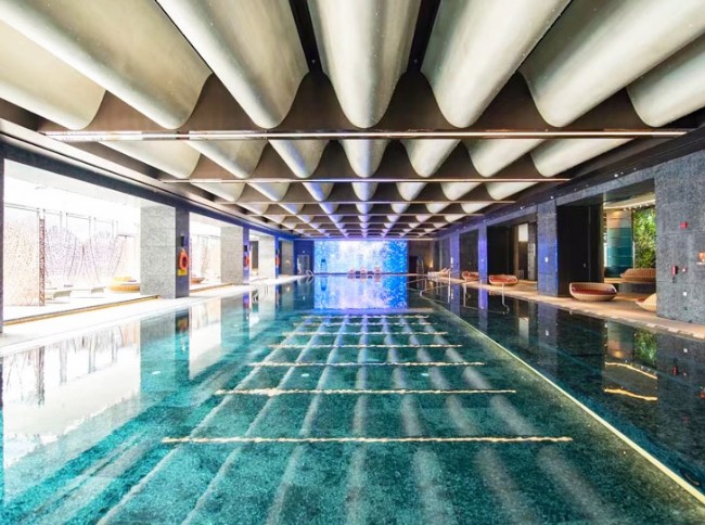 湘西网站建设西安W酒店泳池
